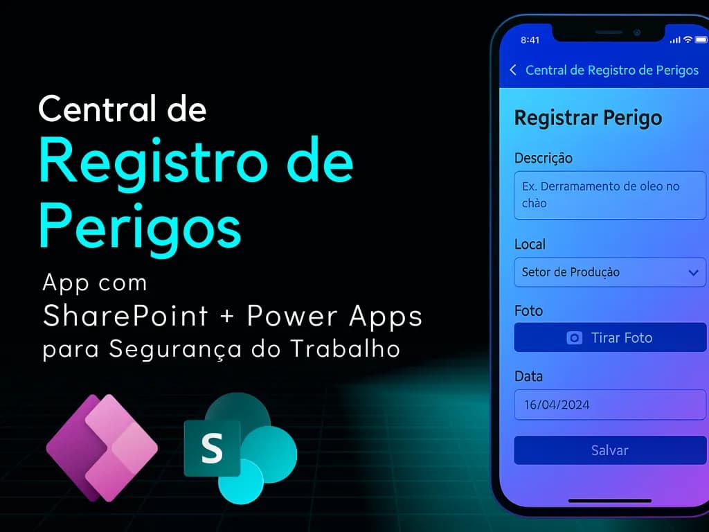Criando um Canvas App com Lista do SharePoint