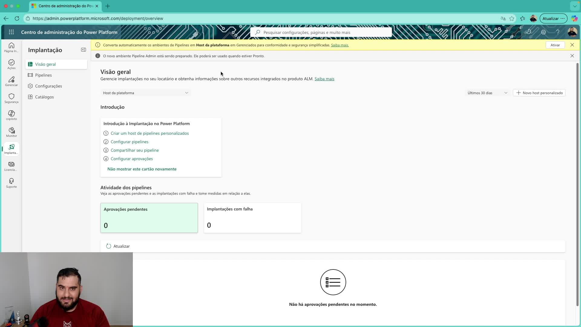 Introdução e Instalação de um Host Pipeline