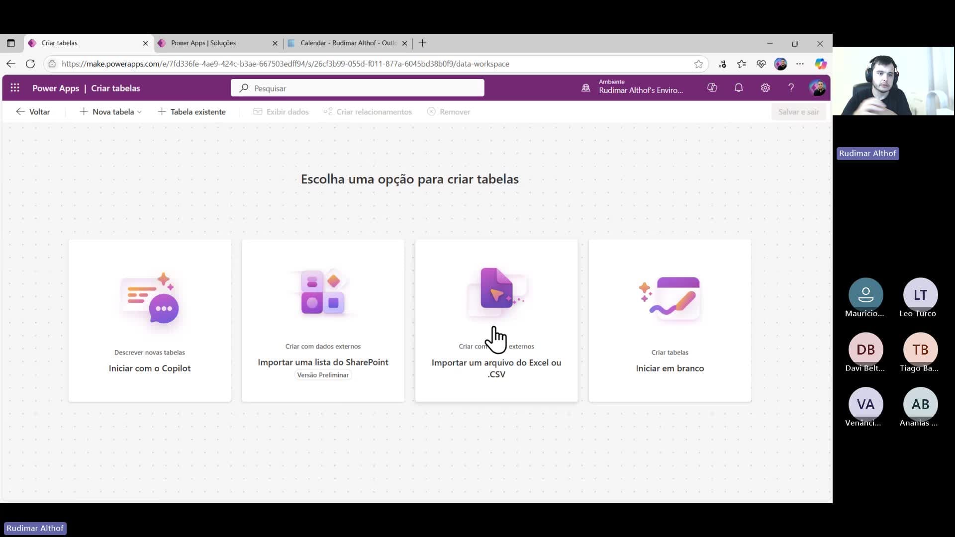 Visão Prática Sobre Model-Driven Apps e Dataverse: importando e atualizando dados