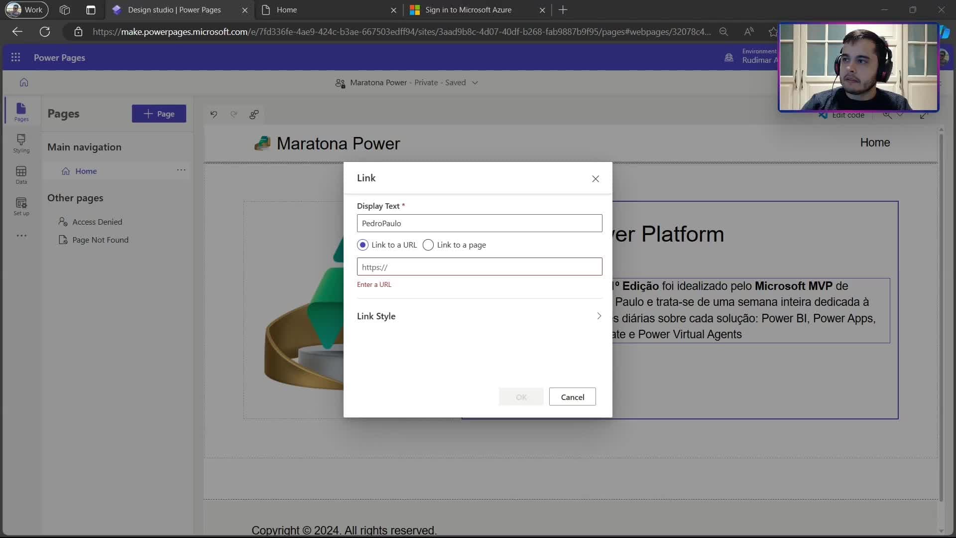 02. Integrando Dados do Dataverse e Personalizando Seu Site