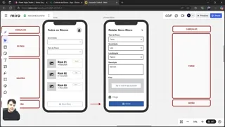 Design da tela do formulário