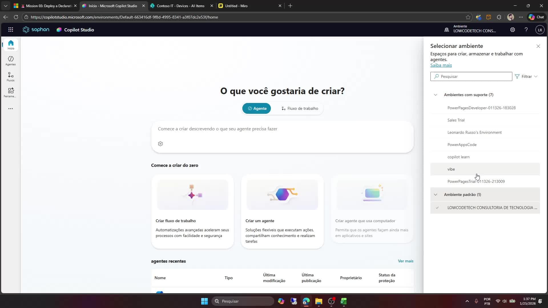 Acessando o Copilot Studio