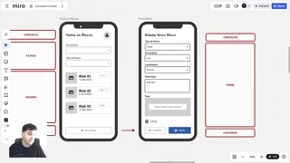 Design do painel de filtros