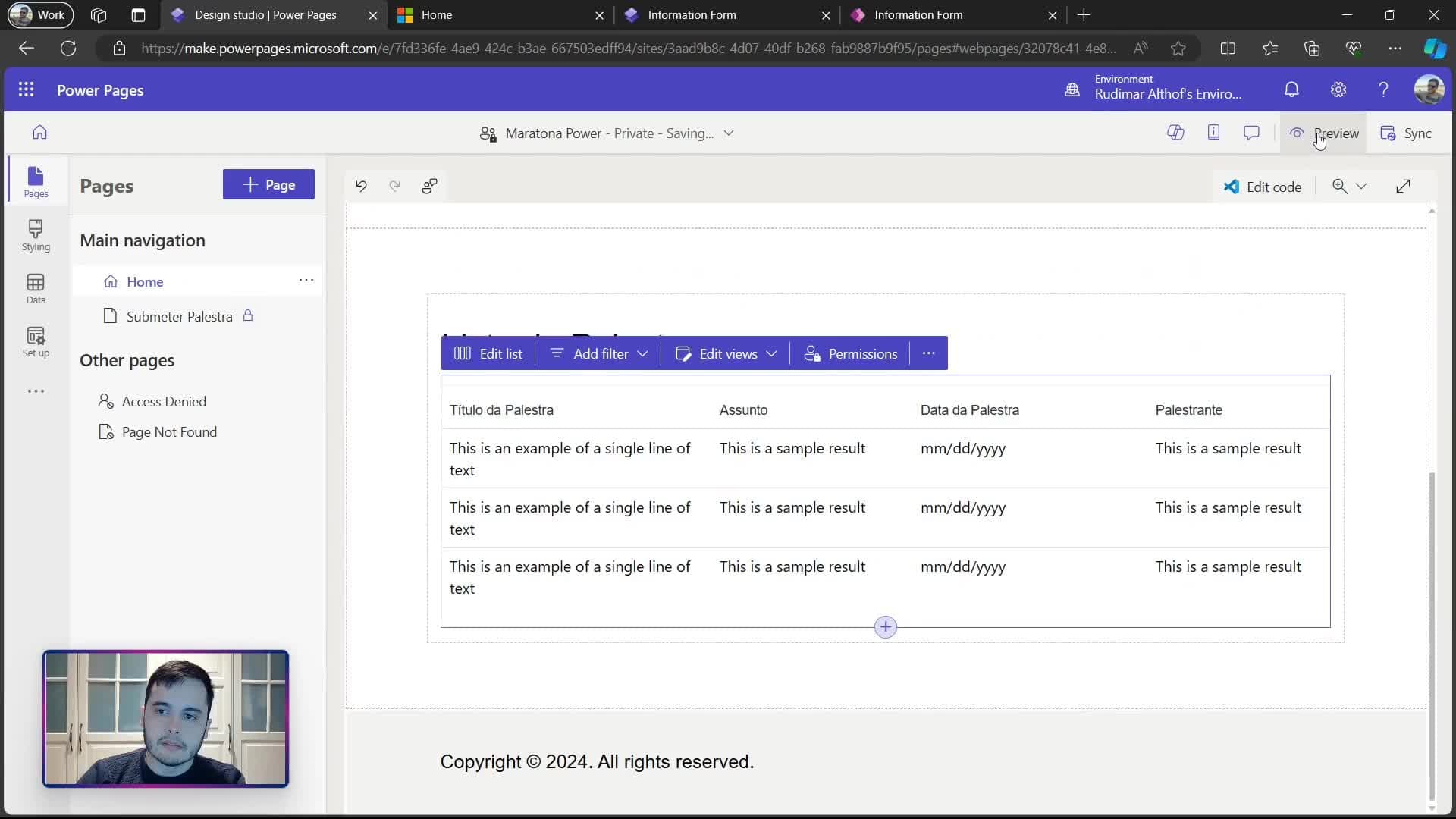 08. Mostrando apenas dados com um certo status no Power Pages