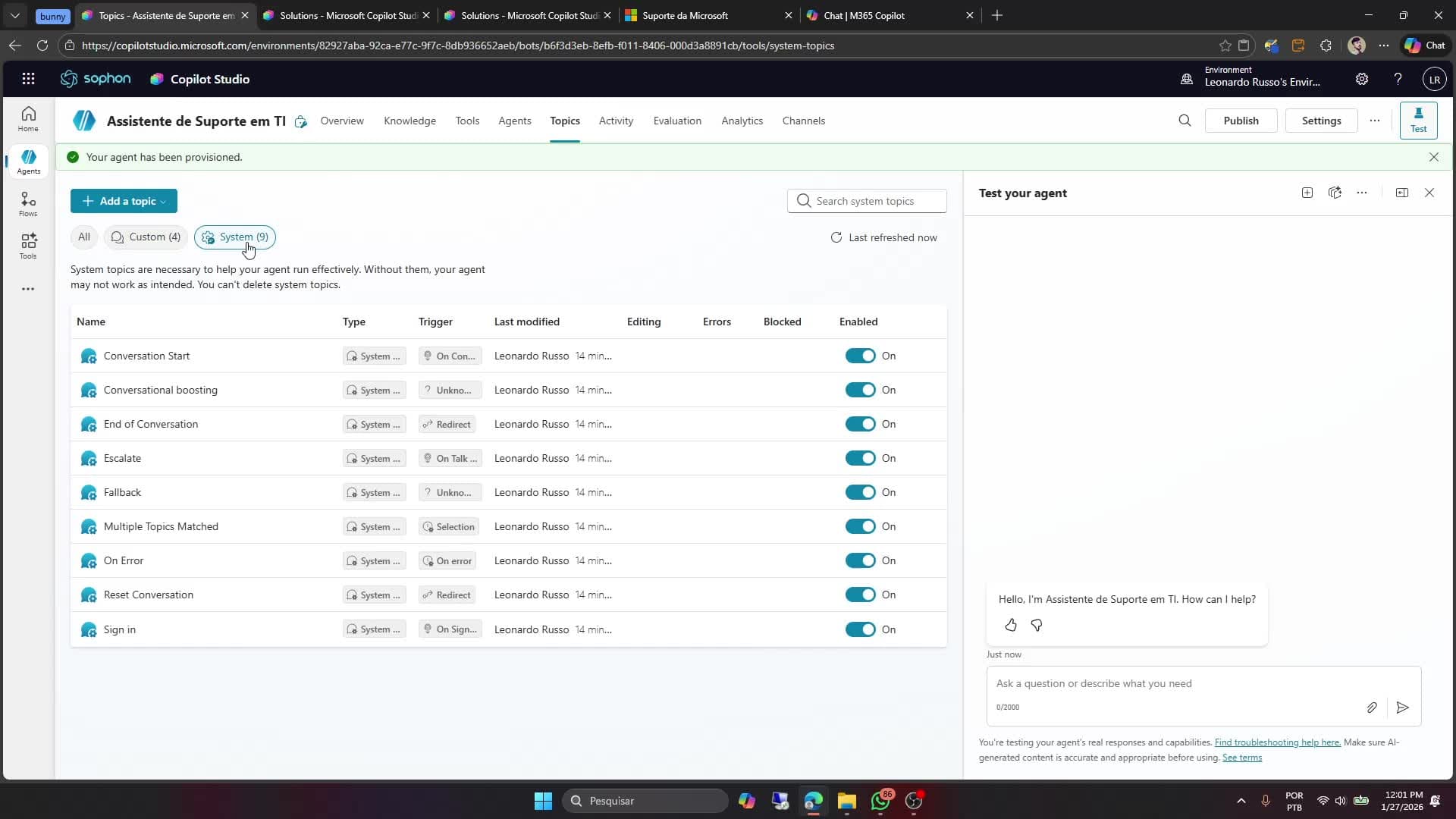 Entendendo o que são tópicos
